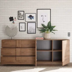 Sideboard mit 3 Schubladen & 2 Türen - Basento I