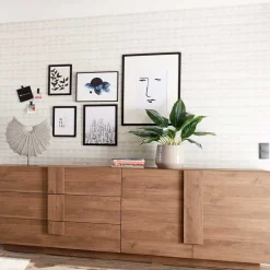 Sideboard mit 3 Schubladen & 2 Türen - Basento I