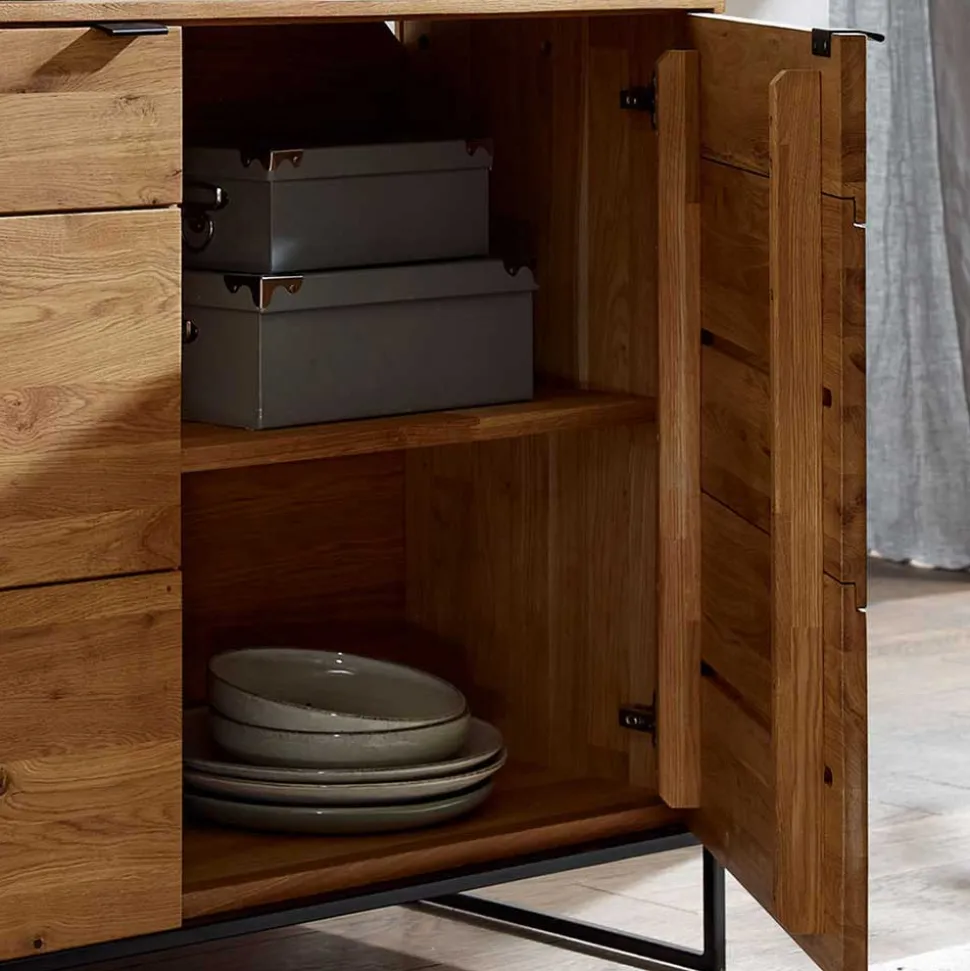 Sideboard mit 2 Türen & Regal 150x85x40 cm - Varzado