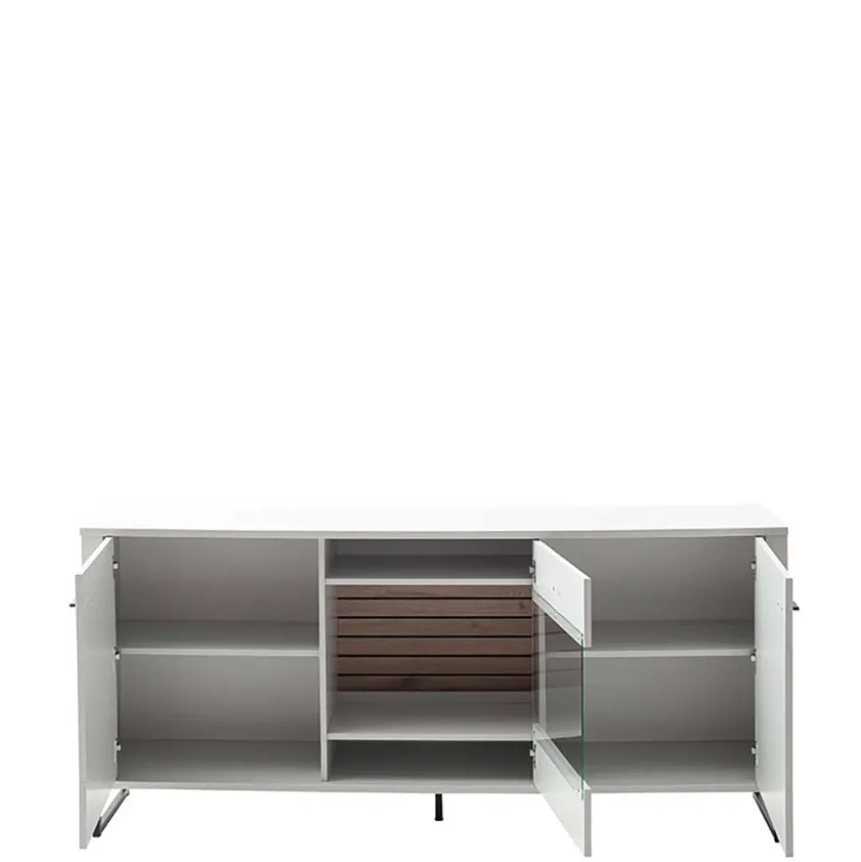 Sideboard mit Glaseinsatz modern - Varzino