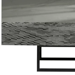 Sideboard mit rauchgrauem Spiegelglas - Razepta