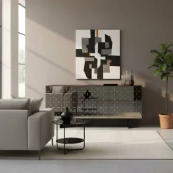 Sideboard mit rauchgrauer Spiegelfront - Garecio
