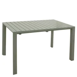 Silbergrauer Gartentisch mit Front Butterflyauszug - Sergio