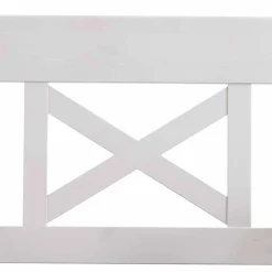 Sitzbank Barlad in Weiß Bernsteinfarben