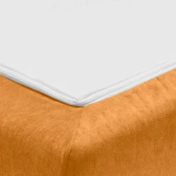 3-Sitzer Bettcouch in Gelb mit Eiche - Abruzzia