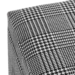 Sitztruhe mit Hahnentritt Muster - Jantonia