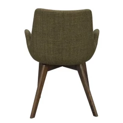 Skandi Armlehnenstühle in Dunkelgrün - Car (2er Set)