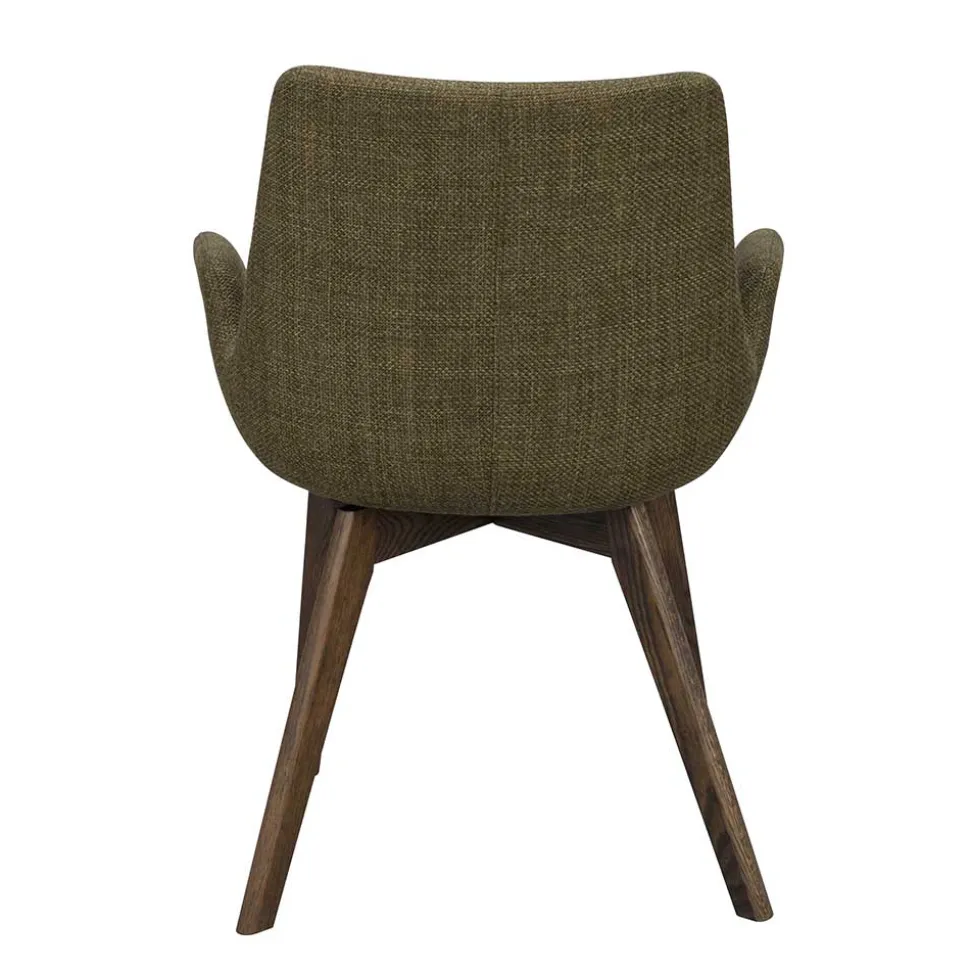 Skandi Armlehnenstühle in Dunkelgrün - Car (2er Set)