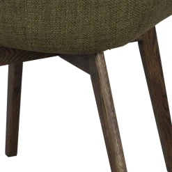 Skandi Armlehnenstühle in Dunkelgrün - Car (2er Set)