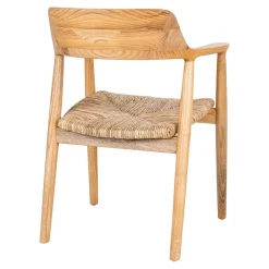 Skandi Armlehnenstuhl aus Sungkai Holz - Tilli (2er Set)