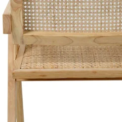 Skandi Armlehnenstuhl in Natur - Forcia