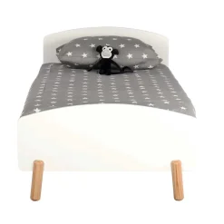 Skandi Bett mit 90x200 cm Liegefläche - Vathurias