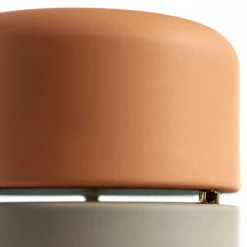 Skandi Design Tischleuchte in Rosa & Grau - Aglio