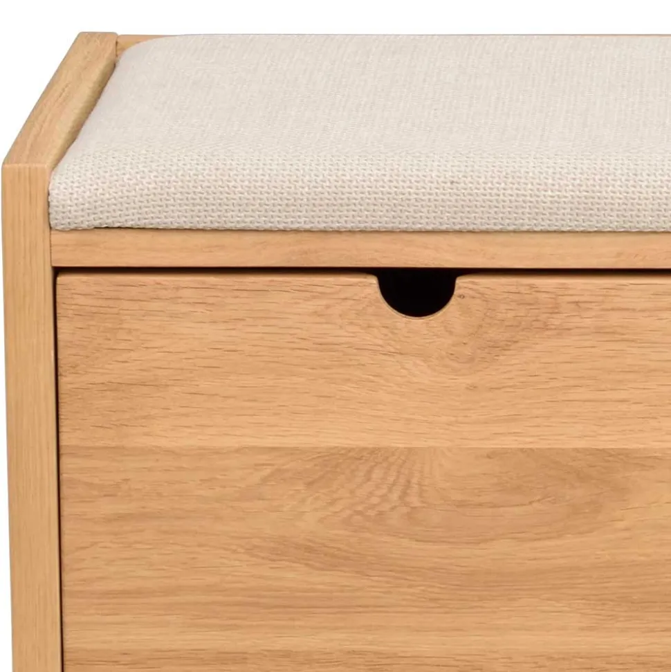 Skandi Dielenbank mit zwei Schubladen - Pastranac