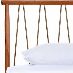 Skandi Doppelbett aus Wildeiche Honig - Reymons