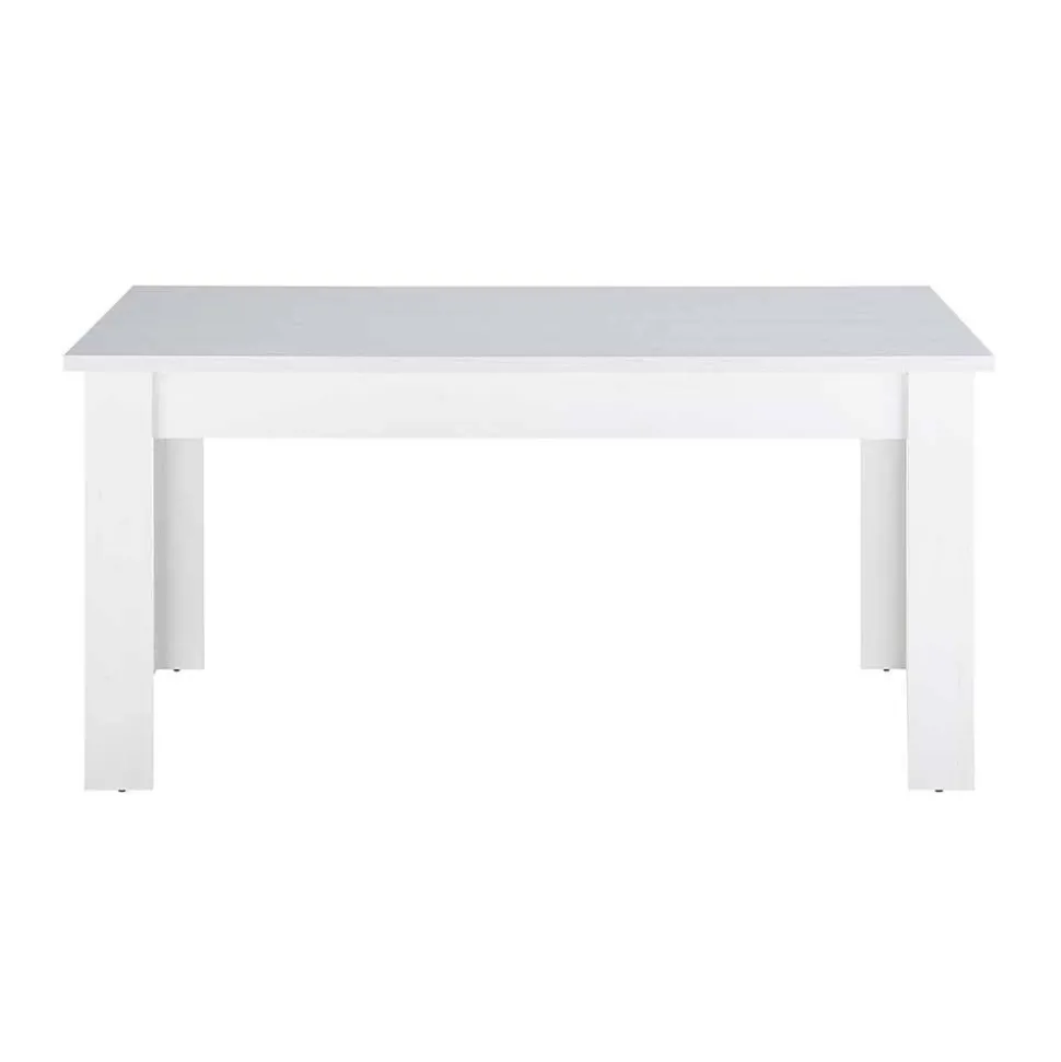 Skandi Esszimmertisch in weißer Holzoptik Pinie - Liancos