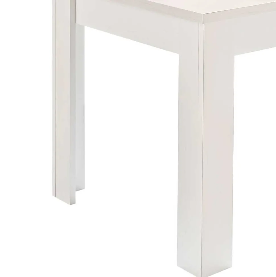 Skandi Esszimmertisch in weißer Holzoptik Pinie - Liancos