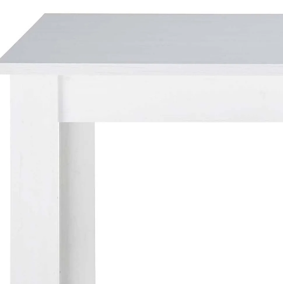 Skandi Esszimmertisch in weißer Holzoptik Pinie - Liancos