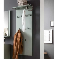 Skandi Garderobenpaneel in Graugrün - Velmarun