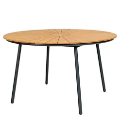 Skandi Garten-Essgruppe aus Teak - Farmer (fünfteilig)