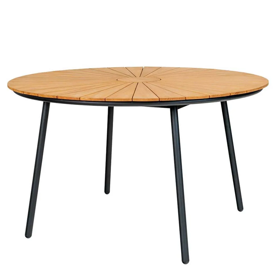 Skandi Garten-Essgruppe aus Teak - Farmer (fünfteilig)