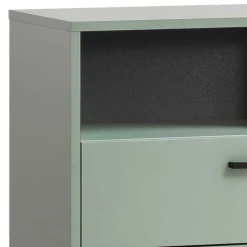 Skandi Hochkommode mit vier Schubladen & Fach - Velmarun