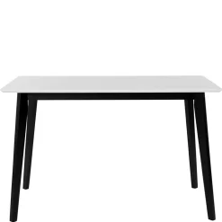 Skandi Küchentisch in Weiß & Schwarz - Composia