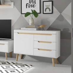 Skandi Kombi-Kommode 107 cm breit - Ginko