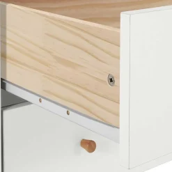 Skandi Kommode in Weiß und Holzoptik - Syria