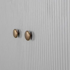 Skandi Lowboard 4-türig in Grau - Huvina