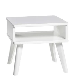 Skandi Nachtkonsole in Weiß lackiert - Special