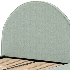 Skandi Polsterbett in Grün Boucle - Skylab