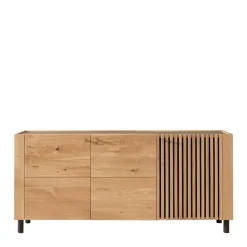Skandi Sideboard aus Wildeiche massiv - Valouis