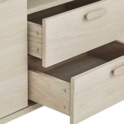 Skandi Sideboard in Eiche Weiß - Lametla