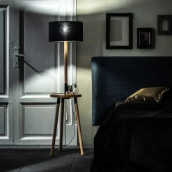 Skandi Stehlampe mit Ablage - Avigano