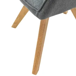 Skandi Tischgruppe mit Armlehnstühlen - Lusa (fünfteilig)