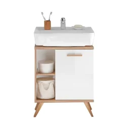 Skandi Waschbeckenunterschrank zweifarbig - Timur