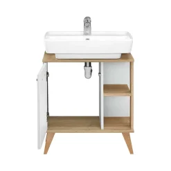 Skandi Waschbeckenunterschrank zweifarbig - Timur