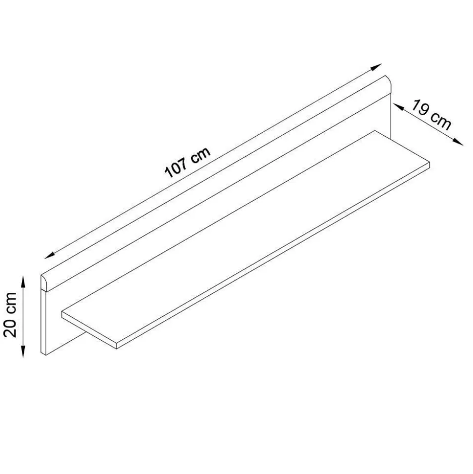 Skandi Wohnzimmermöbel im Set - Cablos III (dreiteilig)