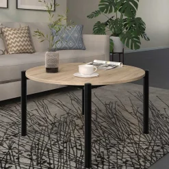 Skandi Wohnzimmertisch in Wildeiche Optik - Emrene