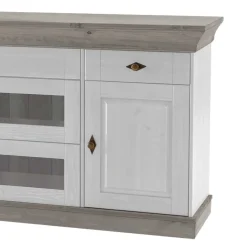 Skandinavisches Sideboard Mirandesca in Weiß Grau