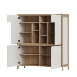 Skandi-TV-Wohnwand Kombi - Ovidio (vierteilig)