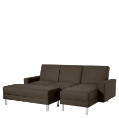 Sofaecke mit Hocker - Bettfunktion - Snella (zweiteilig)