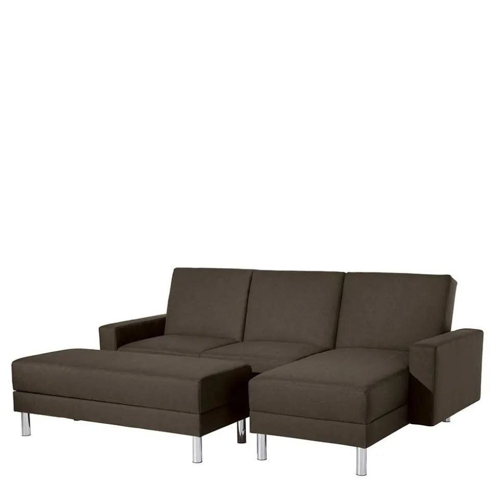 Sofaecke mit Hocker - Bettfunktion - Snella (zweiteilig)