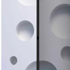 Spanische Trennwand bedruckt - 3D Kreise - Emiliano