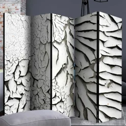 Spanische Wand aus Leinwand & Holz Fichte - Krispa