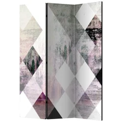 Spanische Wand mit Rauten Muster bedruckt - Siboramus