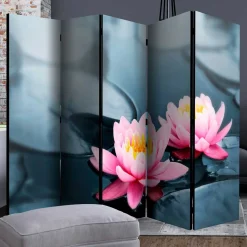 Spanischer Raumteiler mit Foto Rosa Seerose - Emek