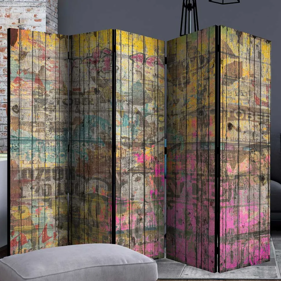 Spanischer Raumteiler mit Graffiti Motiv - Ionnis