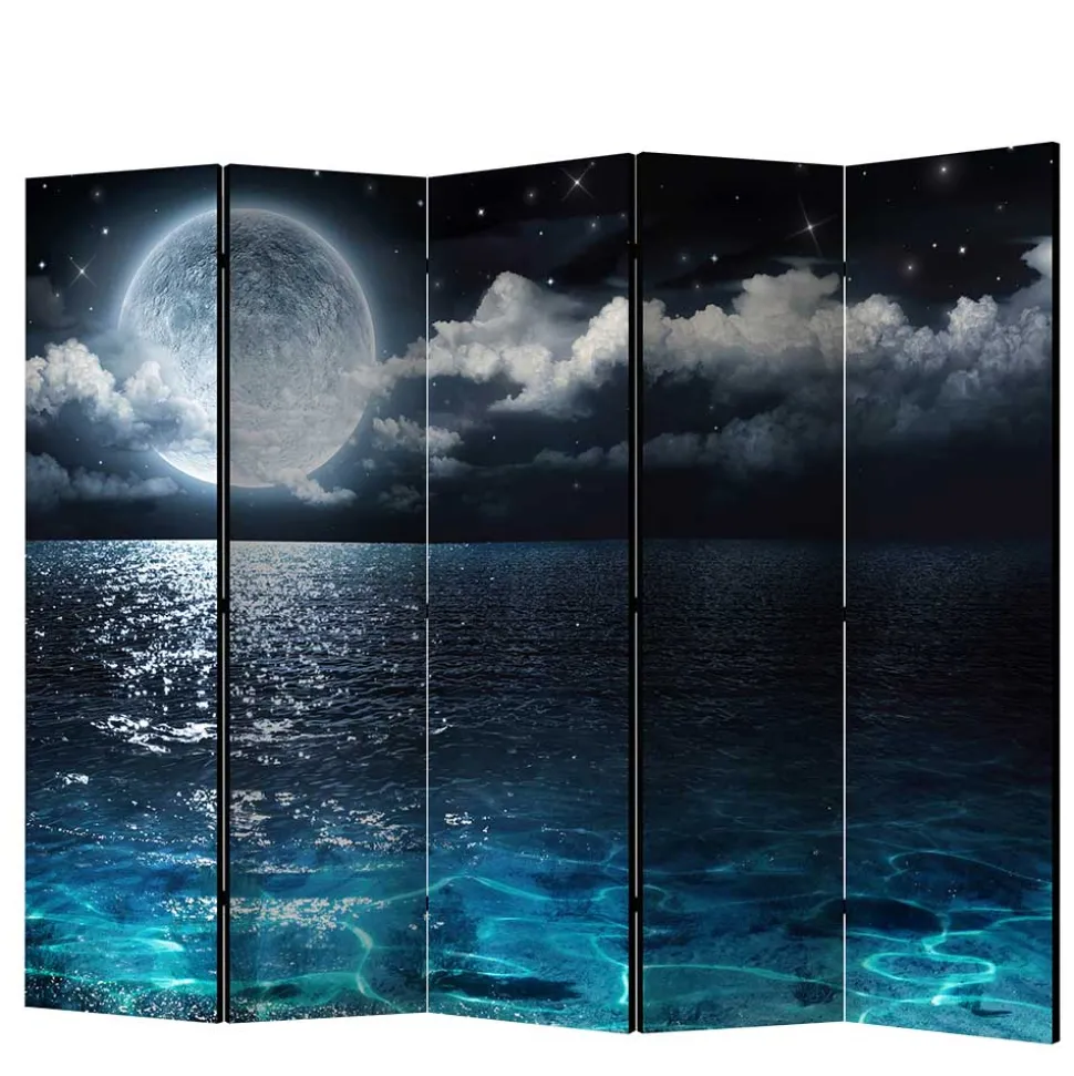 Spanischer Raumteiler Mond über dem Meer - Calivia